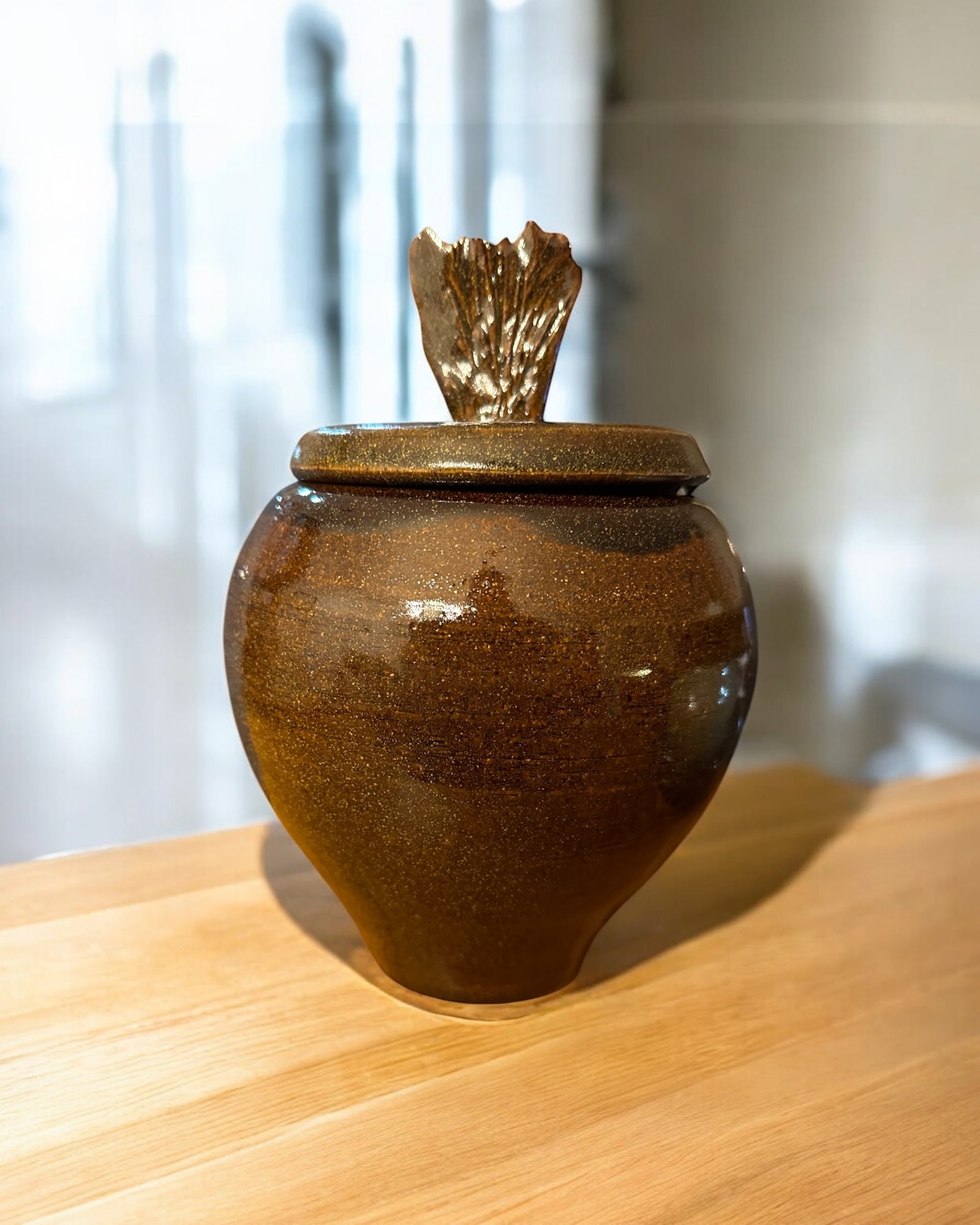 Flame Lidded Jar