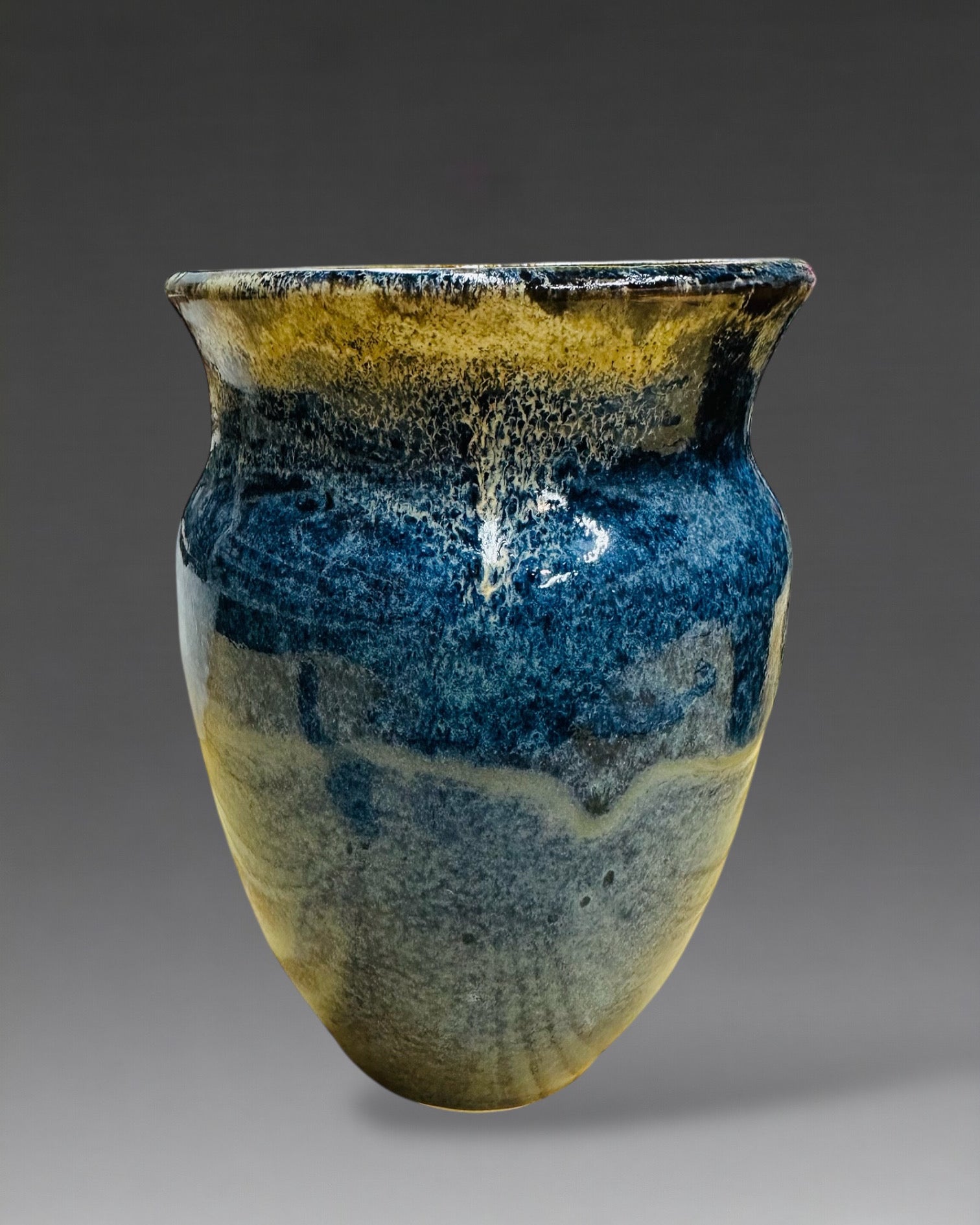 Golden Midnight Vase