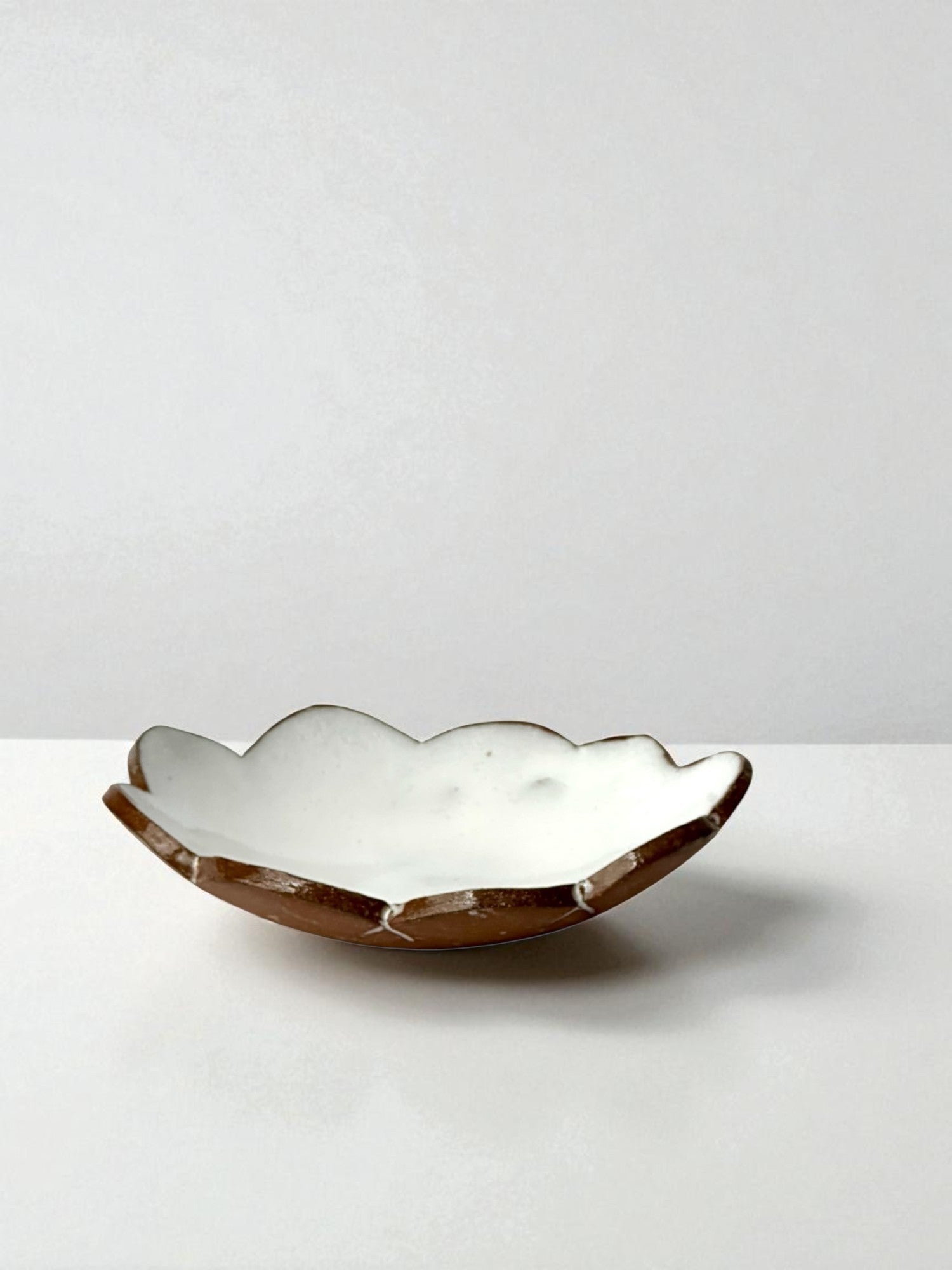 White Petal Serving Plate