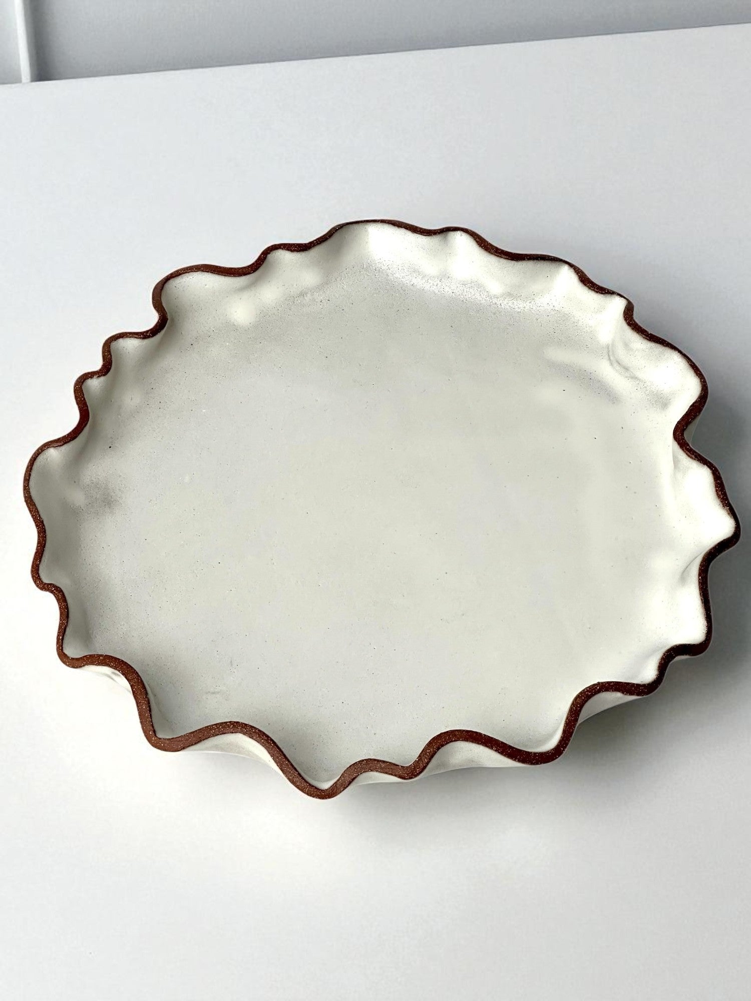White Ceramic Pie Plate
