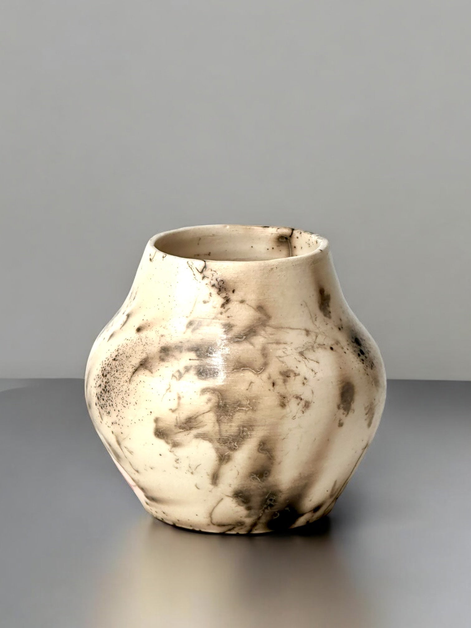 Horsehair Raku Vase II