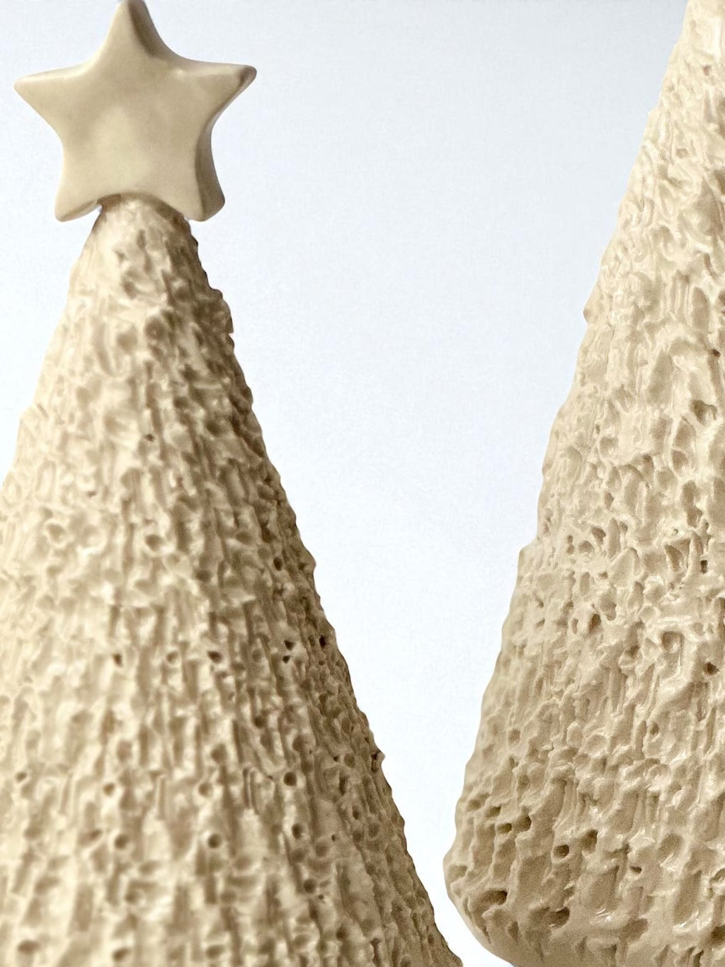 Star Topped Christmas Trees - Set of 3