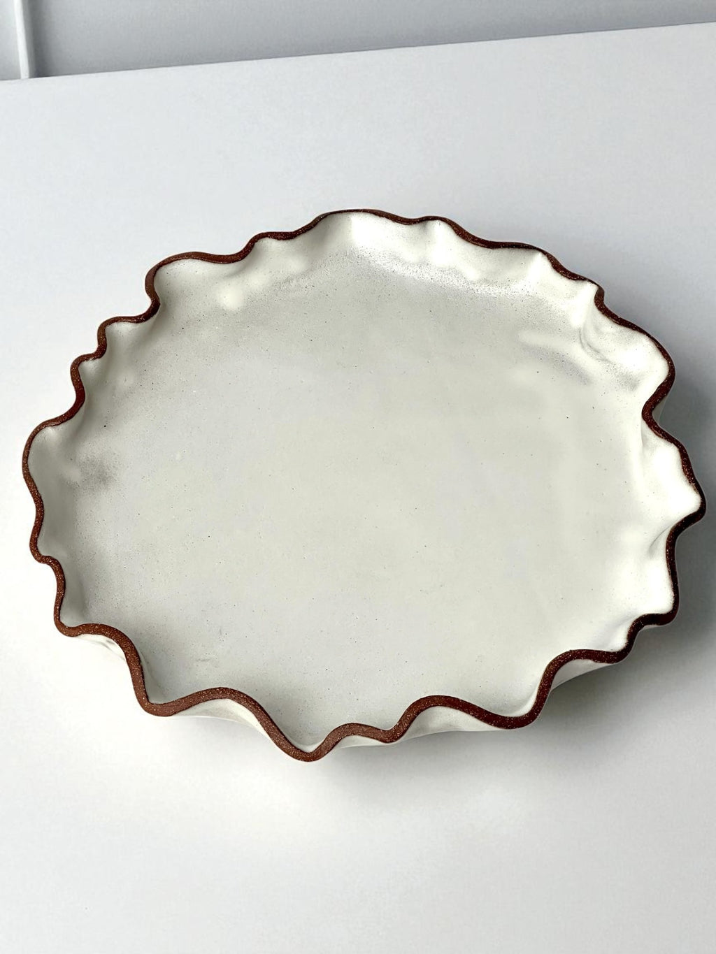 White Ceramic Pie Plate