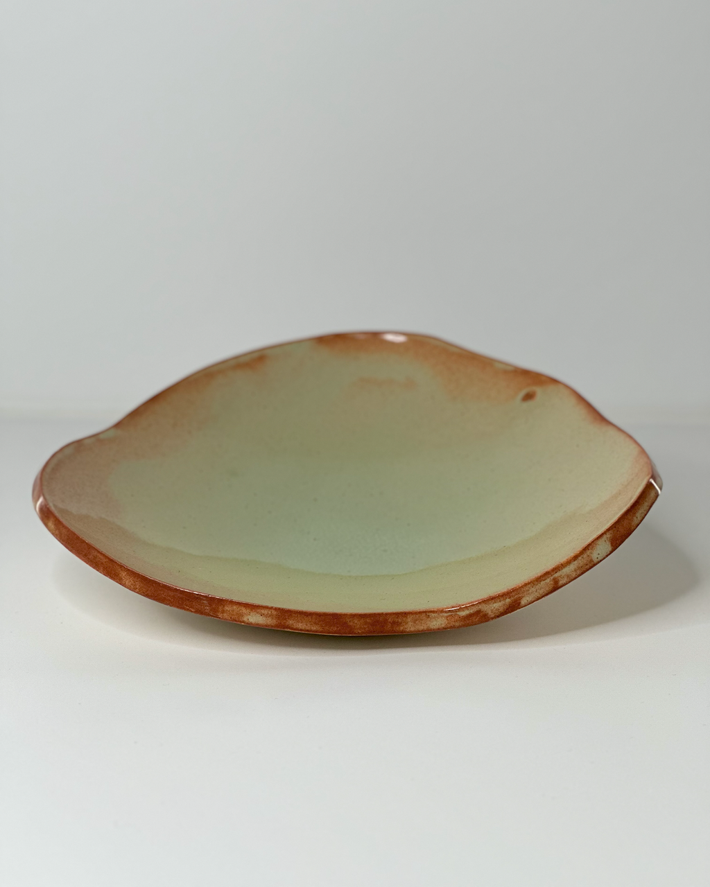 Handbuilt Three-sided platter